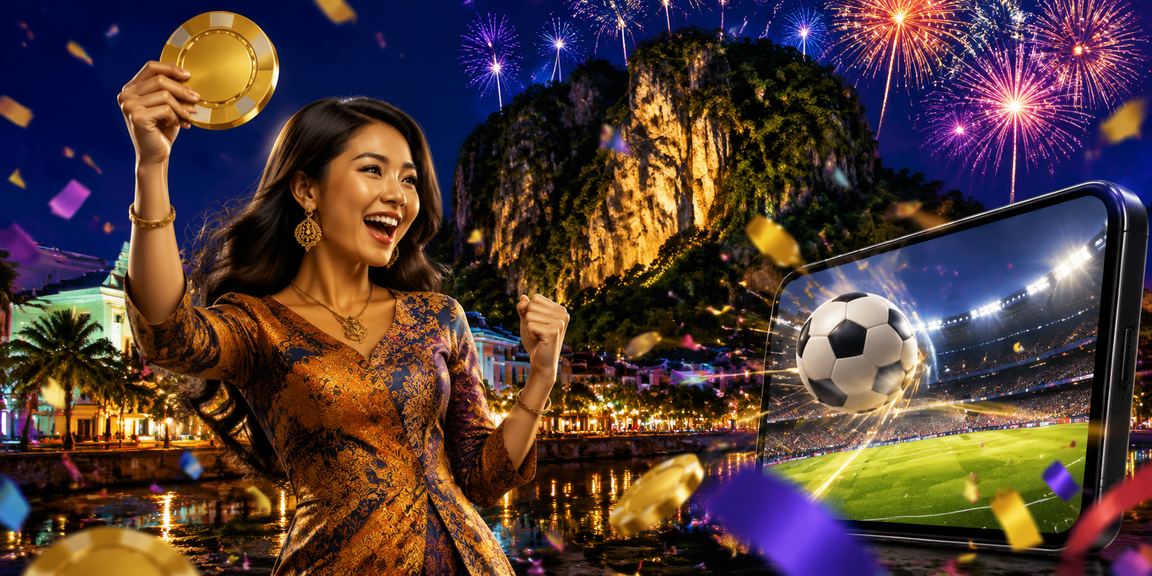 Pengguna di Ipoh mengakses platform kasino mudah alih fio2 dengan motif batik Malaysia